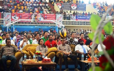 Presiden Jokowi Merayakan Natal Bersama di Papua