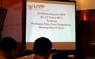 BIMTEK PEDOMAN TATA CARA PENGADAAN BARANG DAN JASA DI DESA